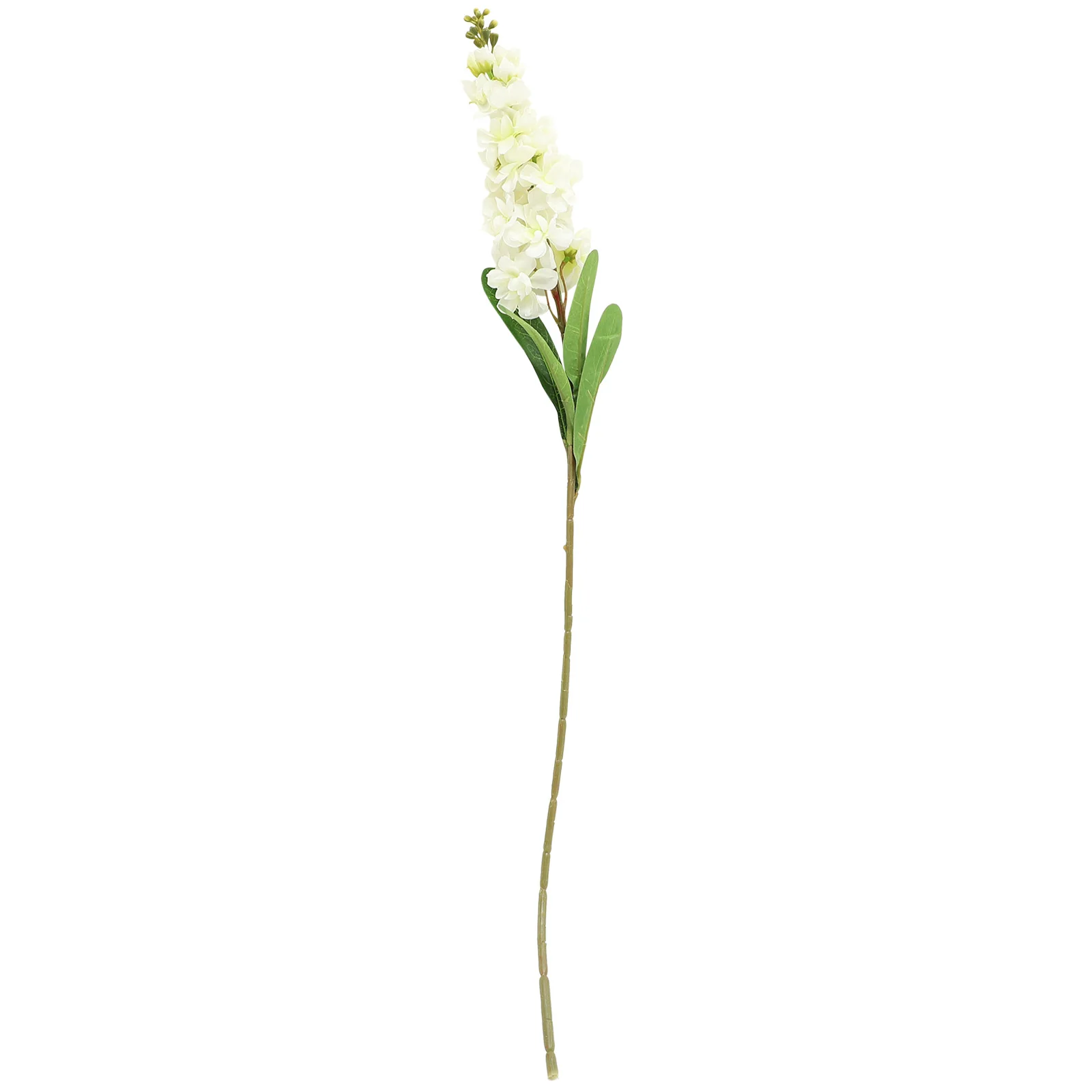 

1PC Hyacinth Floral Plants Artificial Hyacinth Flowers Garden Decor Home Table Accessories ( White )