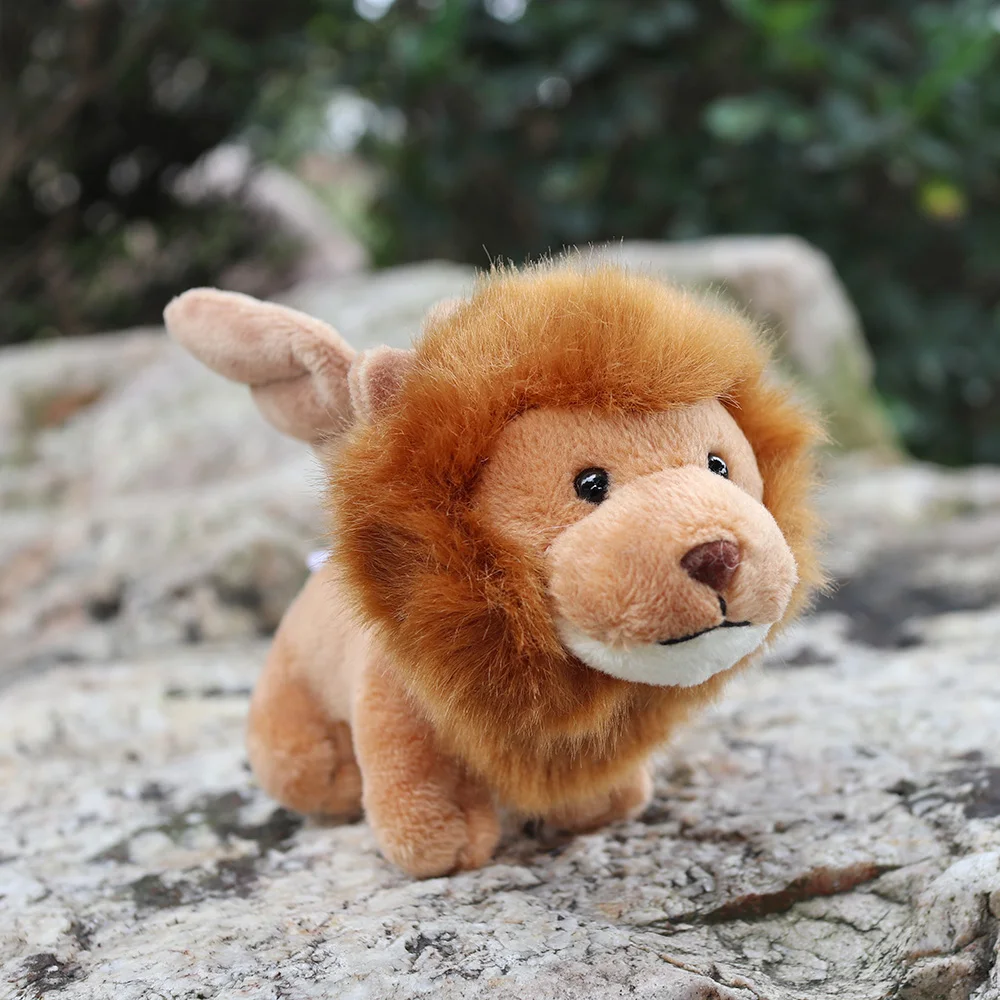 Cute Flying Lion Plush Toy Soft Wild Animals Lions w/ Wings Stuffed