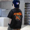 2024 Japan Anime 3-14y Teenager Summer Boys Girls Baby Cotton Printed T Shirt Short Sleeve Tee Childrens Size Cartoon Kids Tops 2