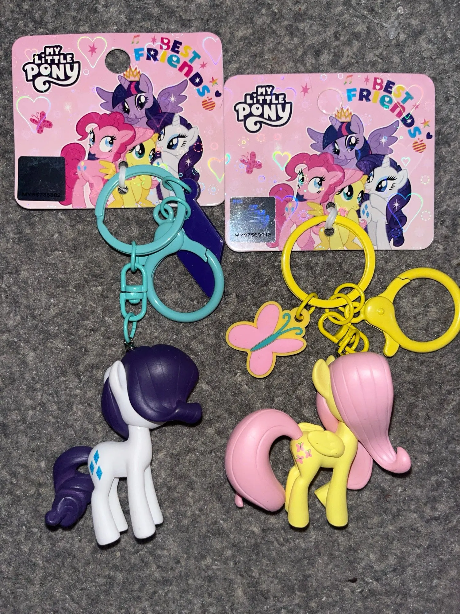 My Little Pony Car School Bag Keychain Pendant Kawaii Twilight