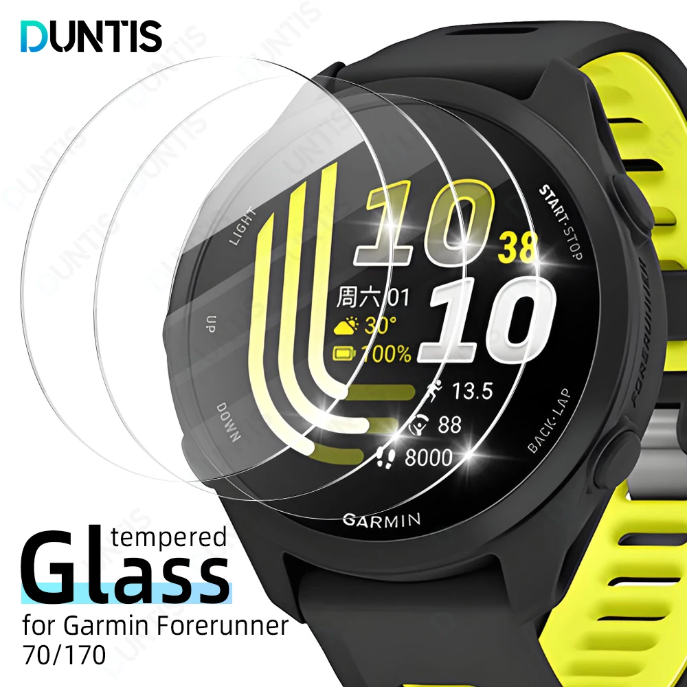 Garmin Forerunner 70/170 용 강화 유리 화면 보호기 긁힘 방지 유리 보호 필름 화면 보호기 액세서리