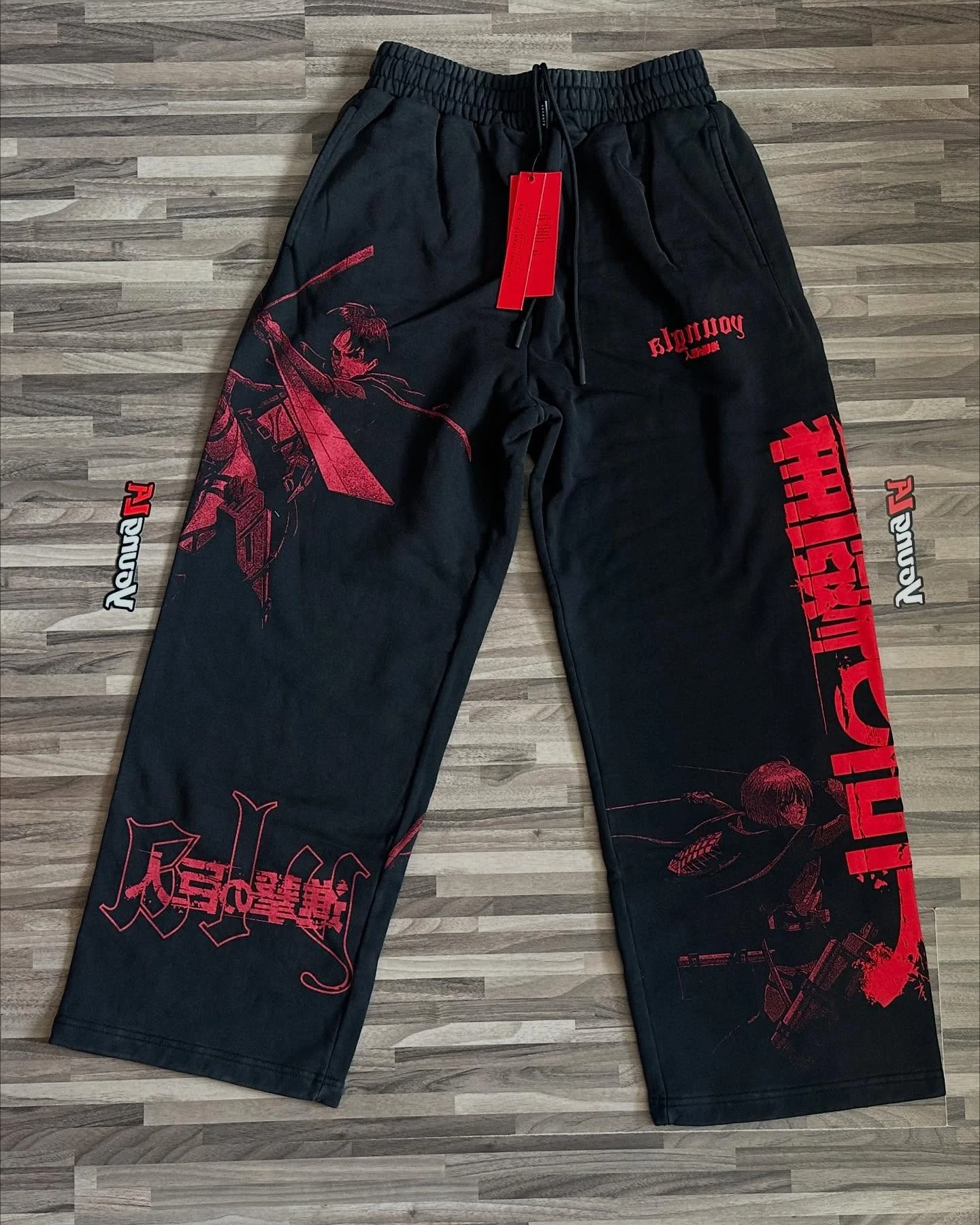 Attack on Titan Baggy Pants – Vintage Y2K Streetwear Joggers for Men & Women