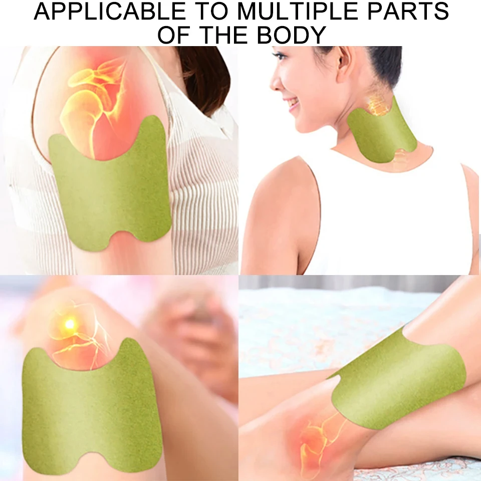 60/6 PCS Wormwood Knee Patch Sports Yoga Long-lasting Warm Knee Patch Acupuncture Patch Sports Rehabilitation Tools