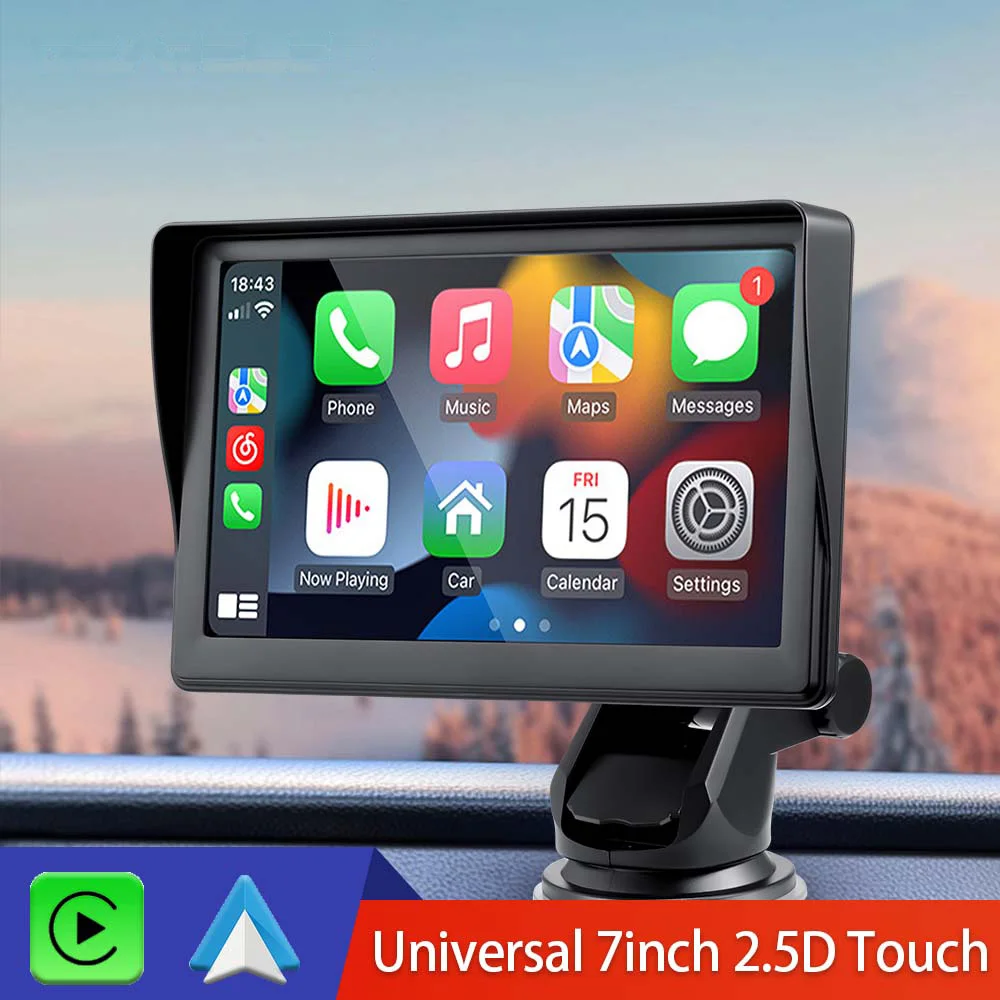 Universal 7Inch Car Radio Video Player Wireless For Apple CarPlay
