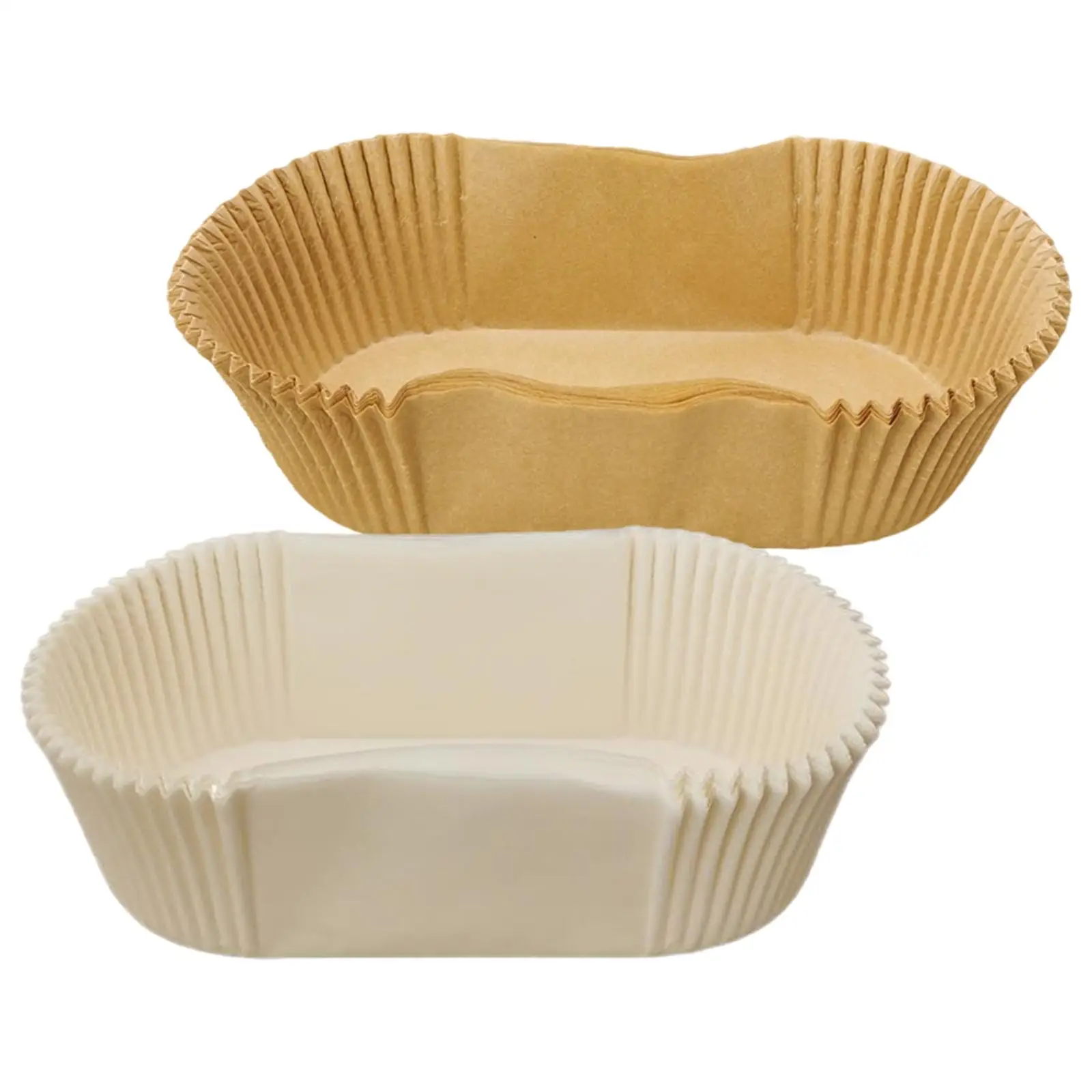 40x Boat Shape Paper Baking Cup Cake Paper Tray High Temperature Solid Cupcake Liners Cases for Muffins Dessert Kitchen Supplies