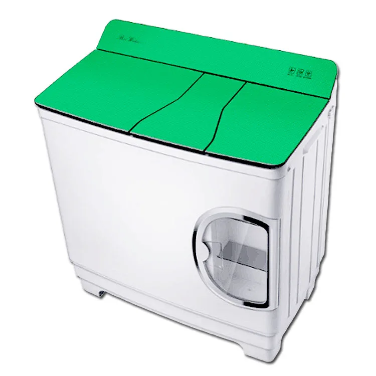 420w Power Mini Washer Can Wash 9.0kg Clothes+180w Power 7kg Dehydration Twin Tub Top Washer Three Tub Glass Washing Machine 6