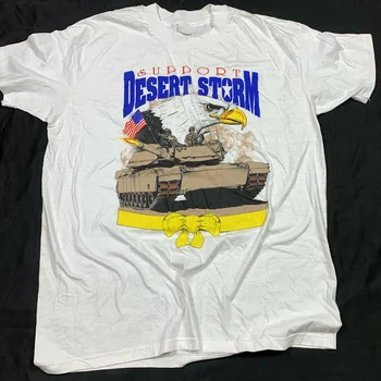 VTG Operation Desert Storm T-Shirt Military Tank Men's 100% Cotton Casual T-shirts Loose Top Size S-3XL 1