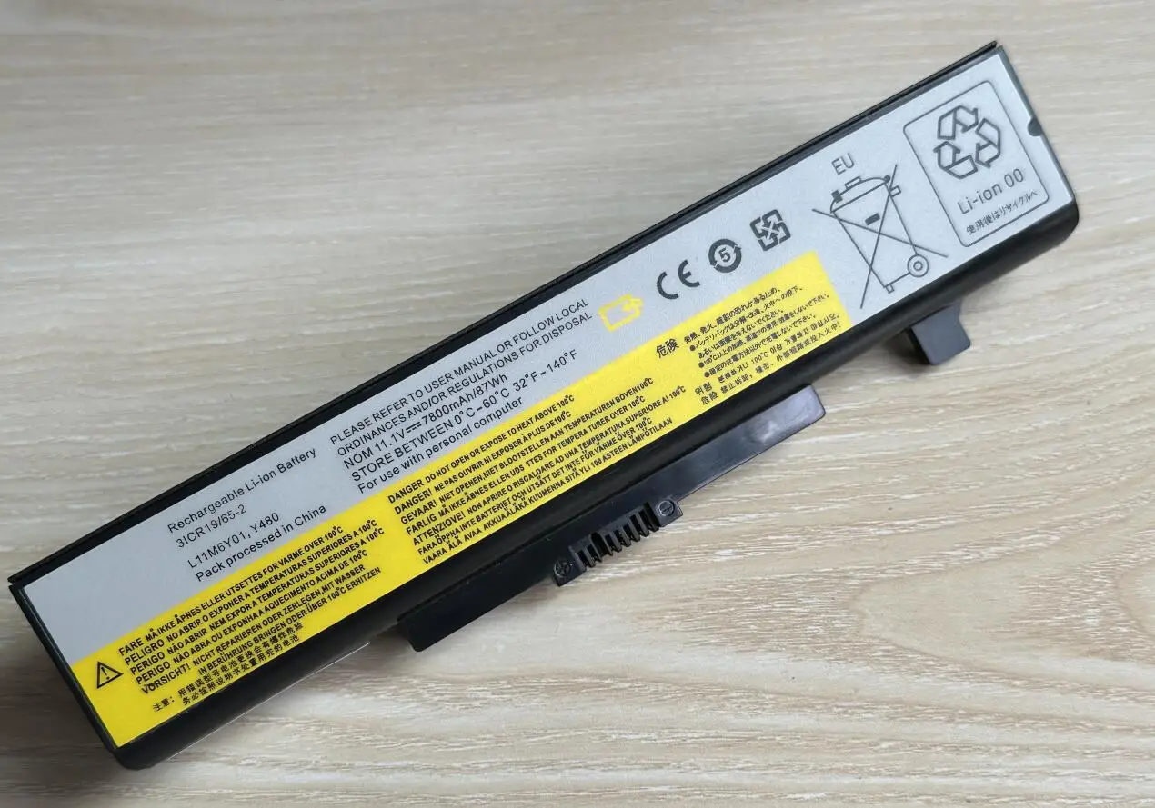 Células de Bateria do Portátil para Lenovo G500 Y485n Series Ideapad G580 Y580 Y480 Z480 Y580n 6600mah - Imagem 5