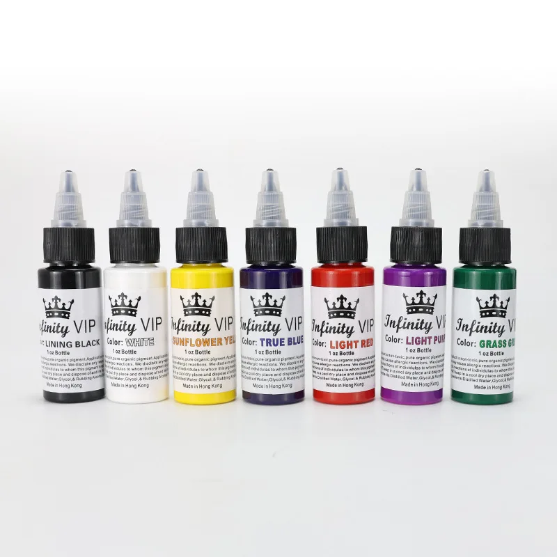 Tattoo Ink 30ML/Bottle Professional Tattoo Pigment Inks Safe Semi-Permanent Makeup Tattoo Paints Supplies For Body Beauty Art