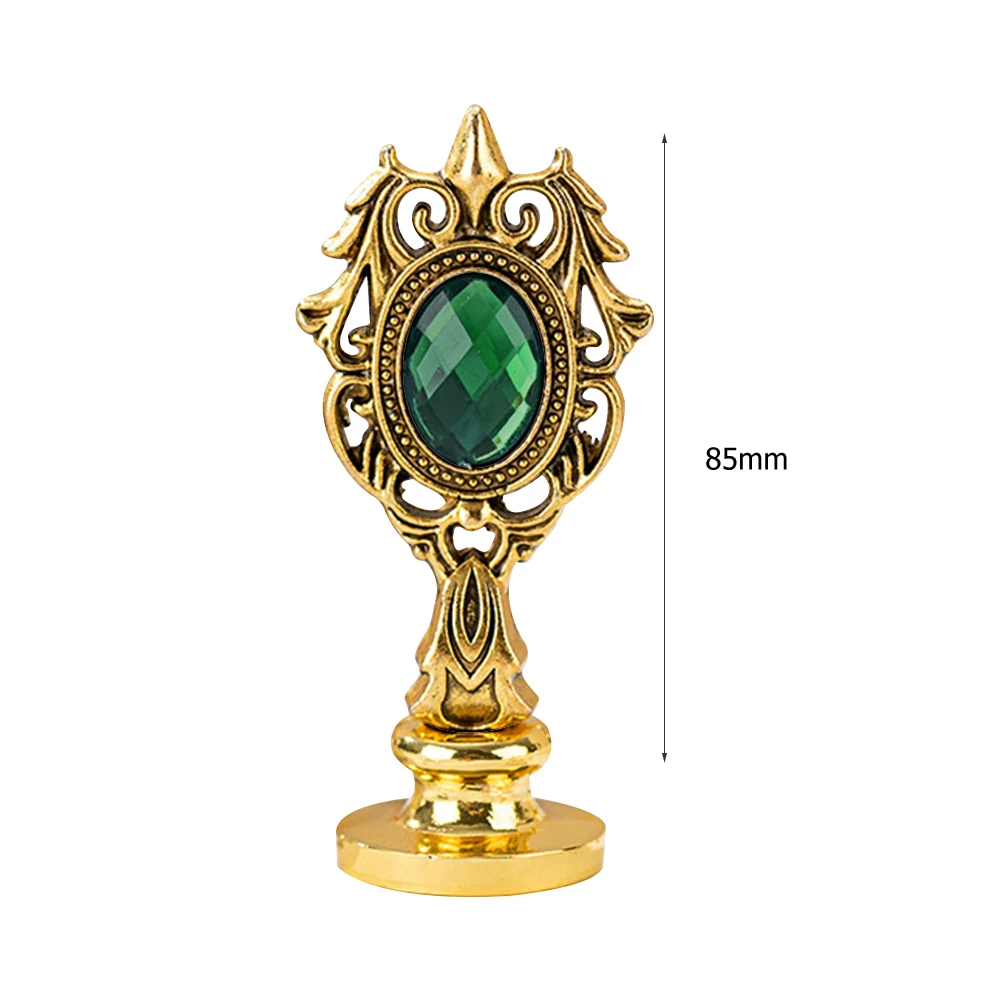 Metal Roman Column Embossed Seal Handle Multipurpose Wax Seal Stamp Handle Ornamental Sealing Wax Handle for Wedding Invitations