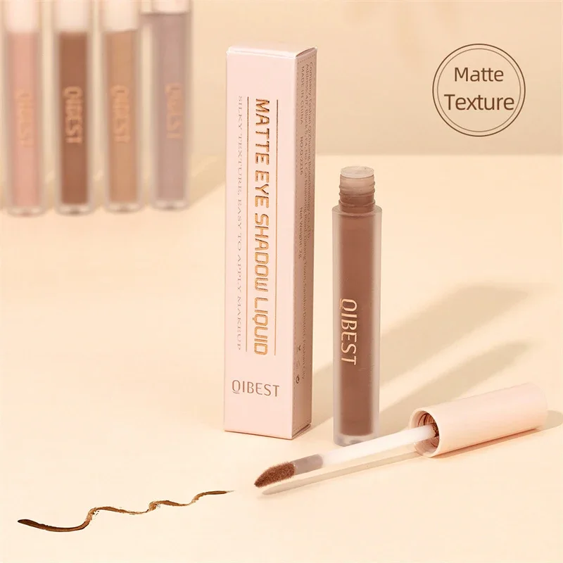 8 Colors Matte Nude Eye Bronzer Liquid Eyeshadow Waterproof Long Lasting Cheek Contour Woman Makeup