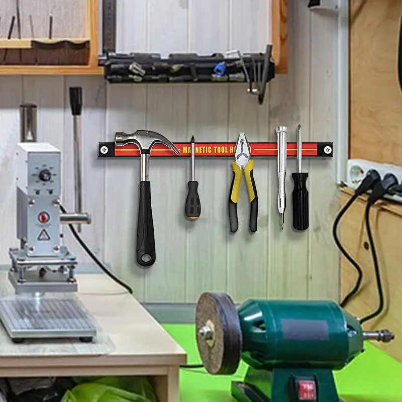 Magnetic Tool Holder, Heavy-duty Magnet Tool Bar Strip Rack, Space-Saving & Strong Metal Organizer Storage Rack For Knife Wrench