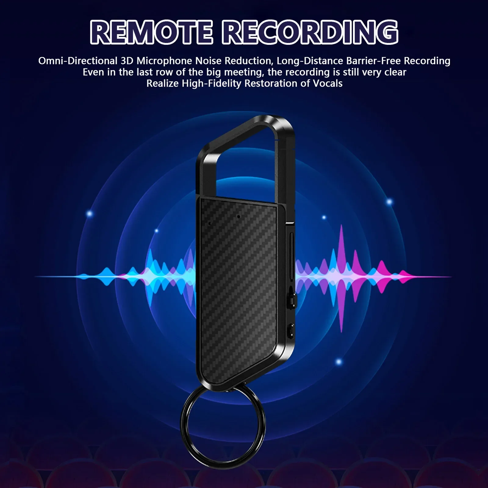 voice recorder with accessories