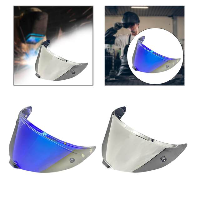 Motorcycle Helmet Shield Sun Shield Easy Installation Anti Scratch Shade Flip up Helmet Visor Replacements for Outdoor Summer