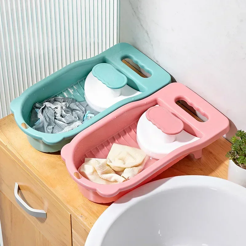 Laundry Board Underwear Antislip Thicken Washing Clothes Cleaning Tool Bathroom Accessories Socks