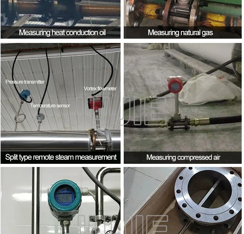 Digital Steam Vortex Air Flow Meter Intelligent Steam Compressed Air High-precis