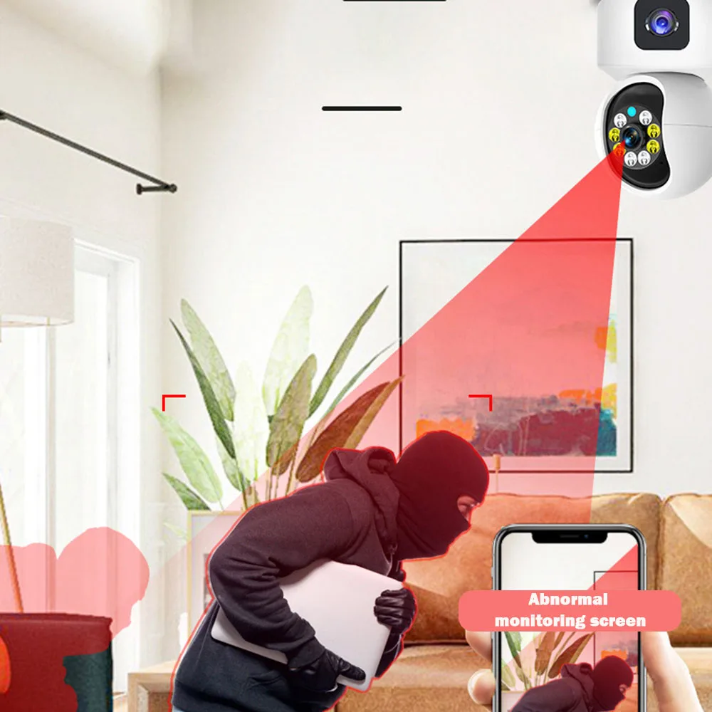 360° Rotating Smart Camera Two-way Voice Intercom Camera For Home Bedroom 2