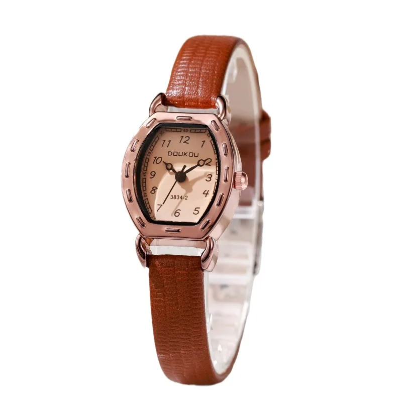 Women's Retro Belt Watch, Silent Quartz Watch