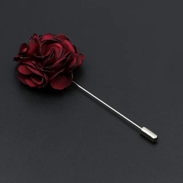 Mens Handmade Brooches Floral Brooch Pin