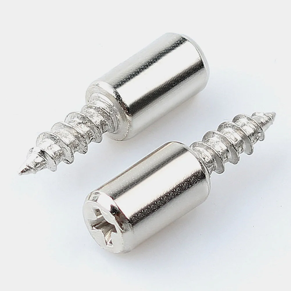 

8/20pcs Cross Self-tapping Screw With Rubber Sleeve Laminate Support Homemade Wardrobe Cabinet Glass Hard Nonslip Partition Nail