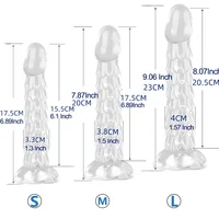 23cm Drachen Dildo Saugnapf Anal Plug Peitsche Buttplug Anus Dilatator Weibliche Vaginal Masturbator Butt Plug Sex Spielzeug Für frauen Männer 2