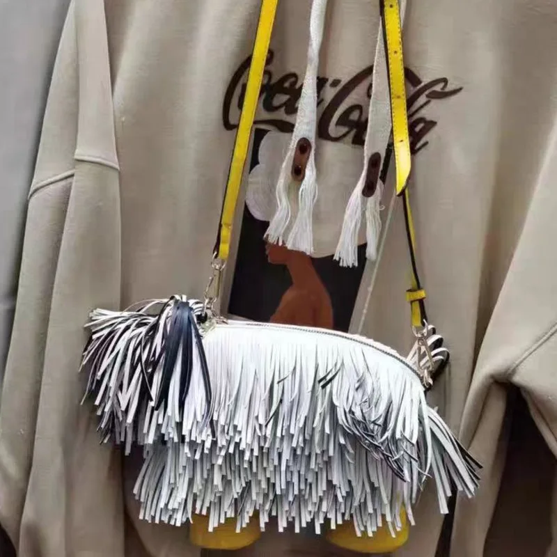 Dog Shepherd Bag Shoulder Funny Crossbody Casual Handbag For Woman High-Quality Messenger Versatile Luxury Exquisite Female New