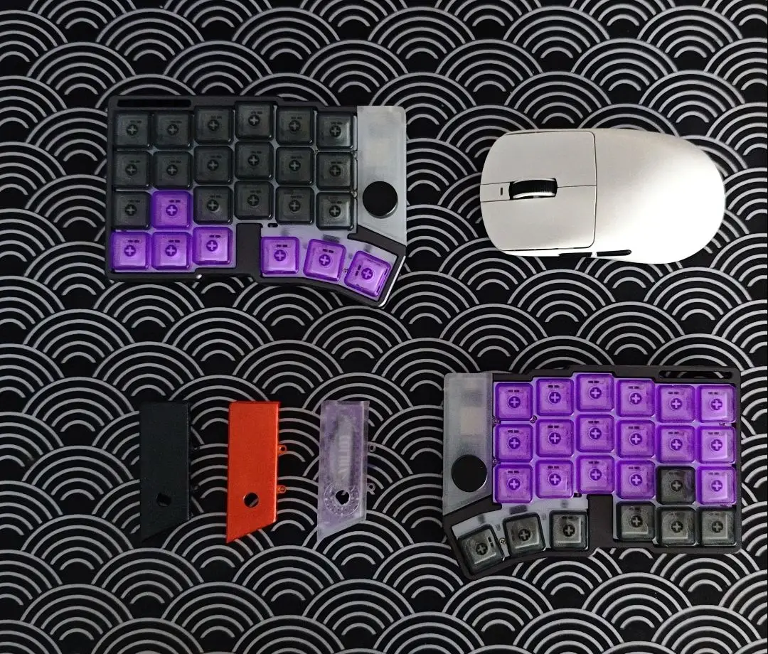 Corne Cornix ワイヤレス分割キーボードキット Bluetooth アルミ