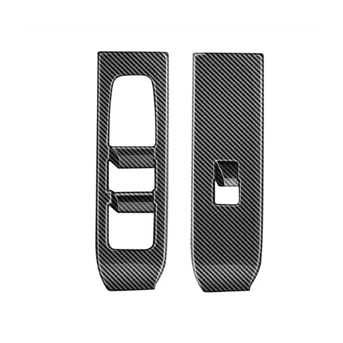 

For Toyota Alphard 40 Series 2023+ Carbon Fiber Door Armest Window Lift Switch Cover Glass Control Cover