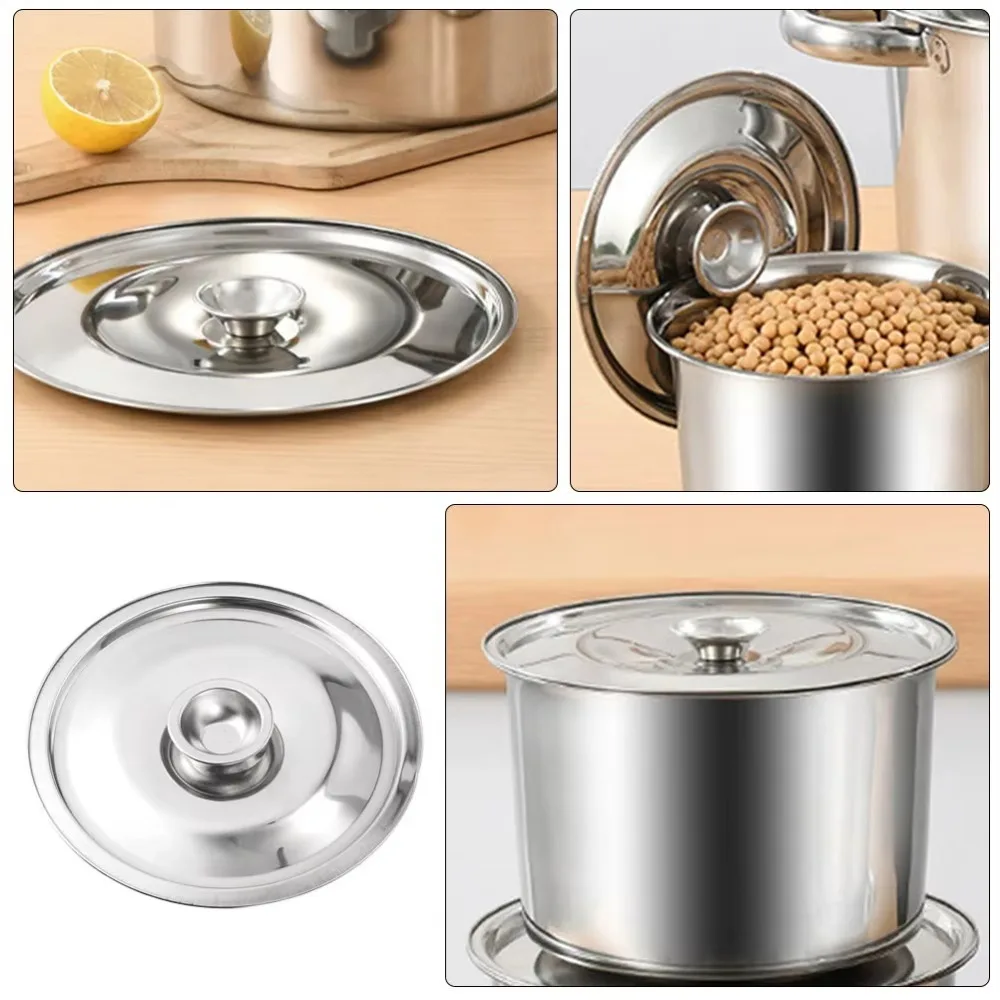 Universal 10-24cm Stainless Steel Round Pot Lid New Thicken Durable Lid Pot Cover Replacement Saucepan Cover Kitchen Food Lid