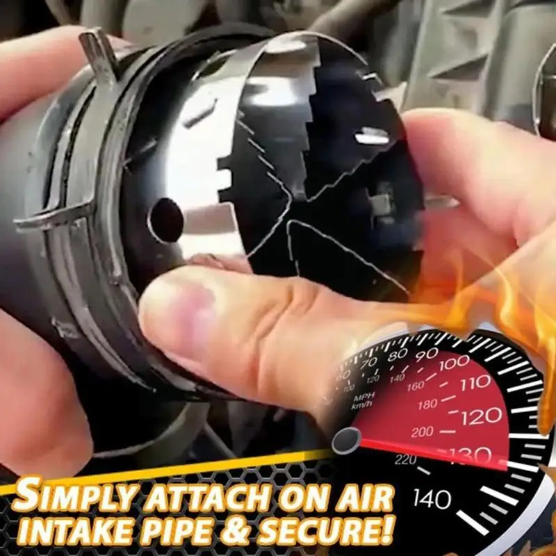 TopSpeed Car Turbocharger Car Turbocharger Adapter Fuel Turbine Saver Modified Fan Air Fuel Saver Accelerator Gas In V9S2 car turbocharger