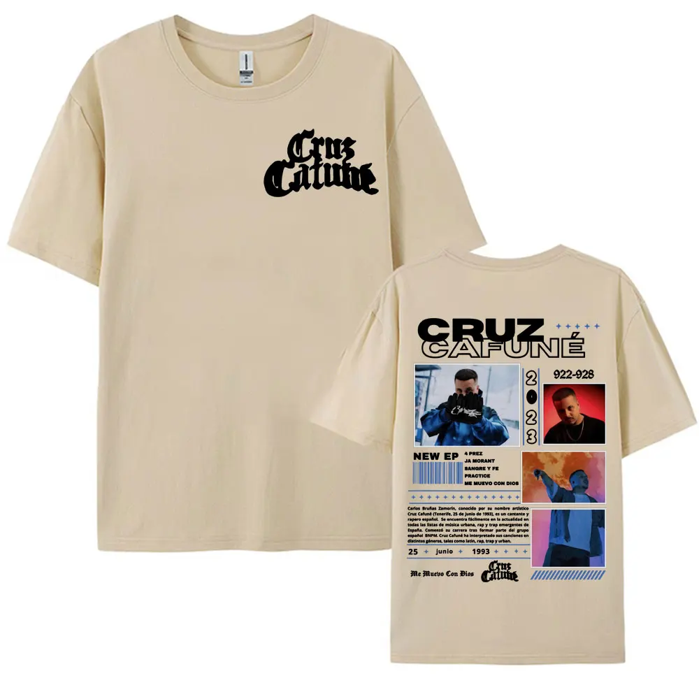 Rapper Cruz 922-928 Album Tour Merch T-shirt Men's Clothing Hip Hop Vintage Fashion T Shirts Summer O-Neck Tops Casual T Shirt 6