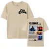 Rapper Cruz 922-928 Album Tour Merch T-shirt Men's Clothing Hip Hop Vintage Fashion T Shirts Summer O-Neck Tops Casual T Shirt 6