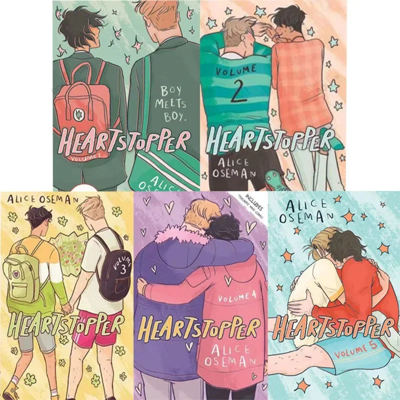 5BoekenSetHeartstopperSerieVolume15BoekenIngesteldDoorAliceOsemanHeartstopper