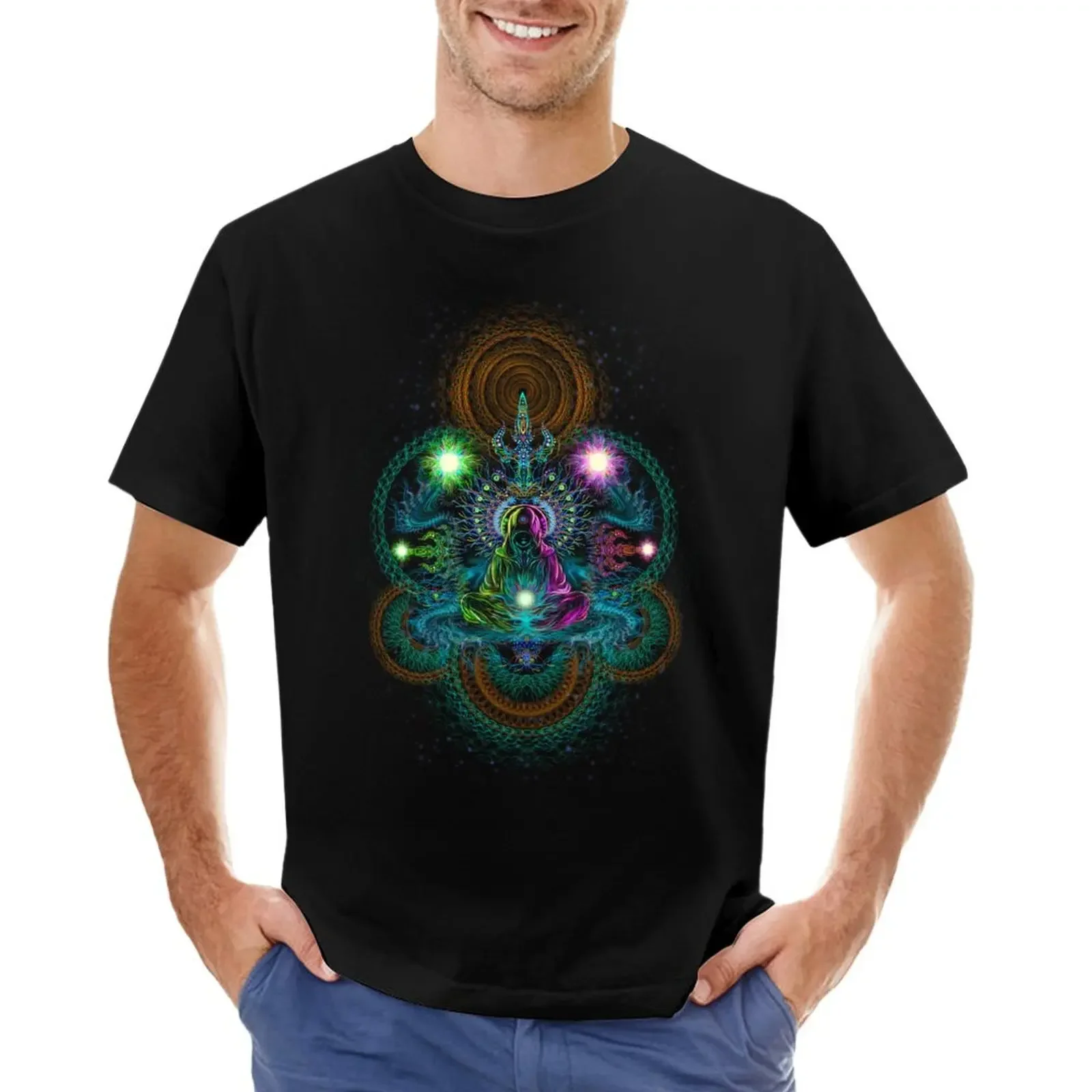 

Depths of Space T-shirt anime clothes anime hippie clothes sweat shirts, men