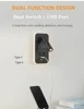 USB Charging Wall Mirror Lights Adjustable LED Wall Sconce Lights Indoor with Switch Modern Reading Lamp with Spotlight  Bedroom 1