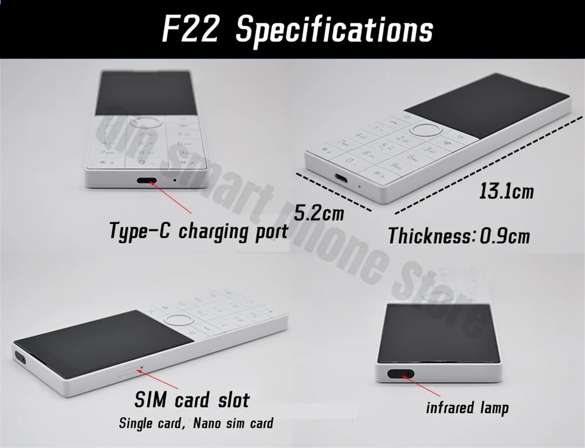 Duoqin F22 Android 11 Google Version MTK6739 1700mAh 2G 16G Mini