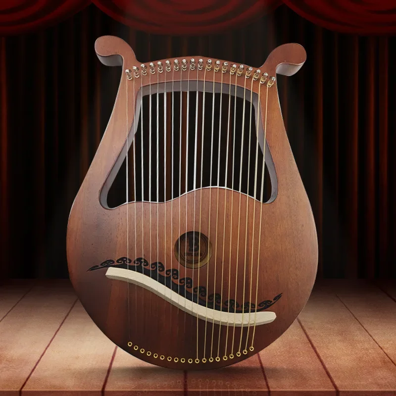 Lyre 19 Strings Lyre Harp Piano High-quality Harp 19 Strings Mahogany Musical Instrument With Spare String Storage Bag