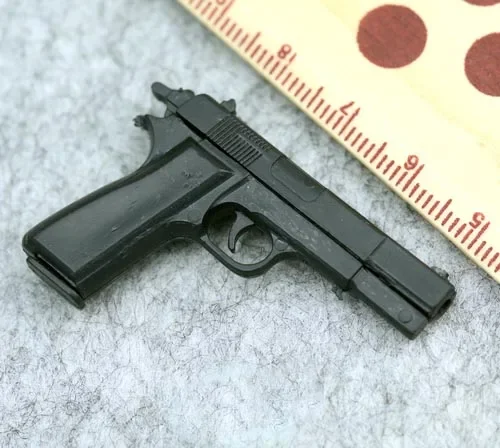 1/6 M1935 총 4D 조립 모델 12인치 액션 피규어용 플라스틱 블랙 솔저 액세서리 장난감