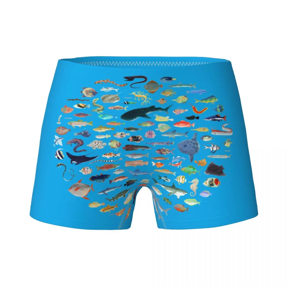 Cotton One Hundred Fish Ocean Life Children Underpants Scuba Diving New