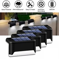 4 Solar LED Bright Deck Lights Garden Light Deck Lamp Solar Stairs Light 2