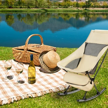 Folding Moon Rocking Chair 4