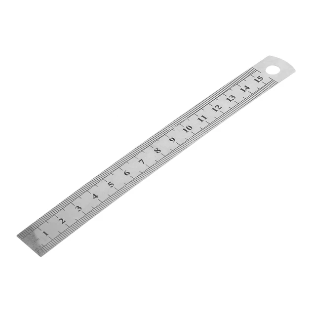 3Pcs/set 15/20/30cm Stainless Steel Ruler Metal Ruler for Engineering  School Office Drawing Measuring Tool Accessory - AliExpress
