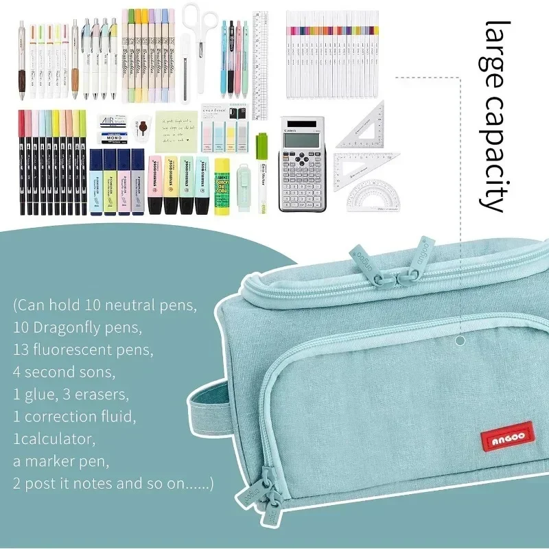 Pencil cases stationery box Big Pencil Case Pencil Box Storage Bag Large Capacity for Boy Girl Kid's Gift Kawaii Pensil Case School Stationery