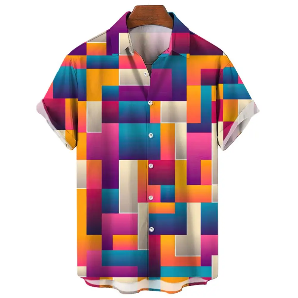 Custom Printed Color Block Shirt