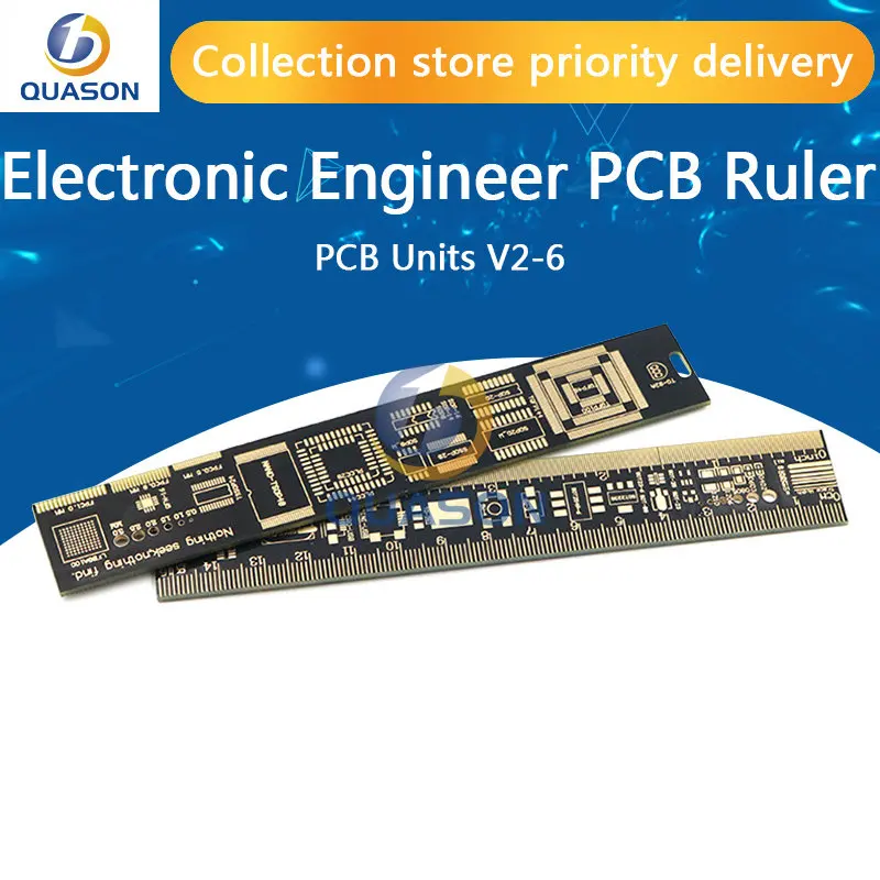 Pcb Righello Per Ingegneri Elettronici Per Geeks Makers Per Arduino Ventole Pcb Riferimento Righello Pcb Imballaggio Unità V2 - 6