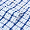 Summer 100% Cotton Oxford Men's Shirt Short Sleeve Plaid Striped Male Clothes Business Regular Fit Dress Shirts Oversized 7XL 6X 4