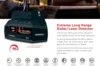 R8 Extreme Long-Range Radar/Laser Detector, Dual-Antennas Front & Rear Detection , Built-in GPS W/Real-Time Alerts,HOT 4