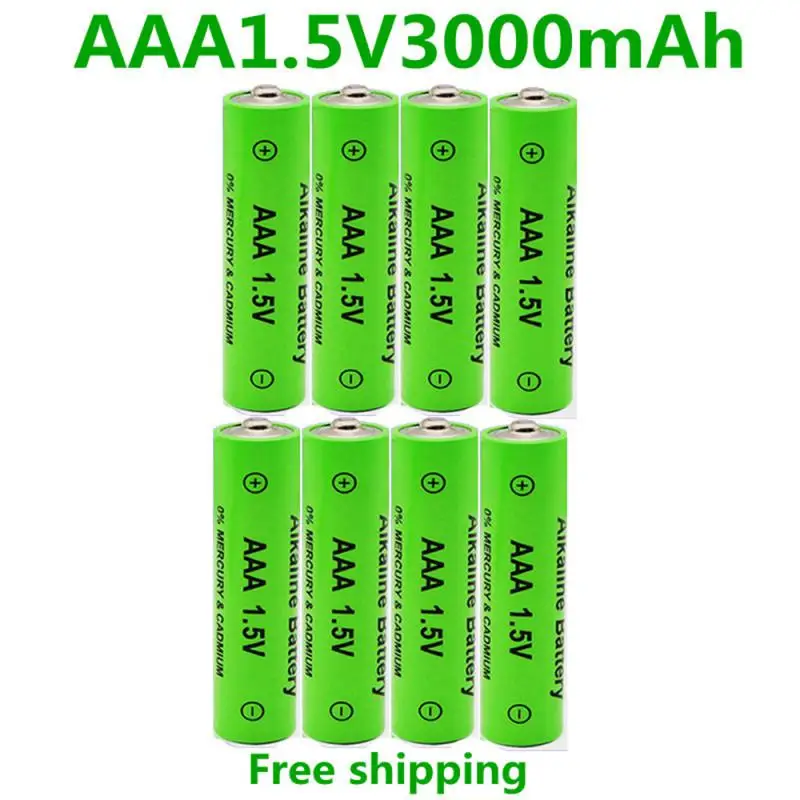 4PCS AAA Battery 1.5V rechargeable 3800mAh 1.5V Alkaline Rechargeable battery for led light toy MP3 long life