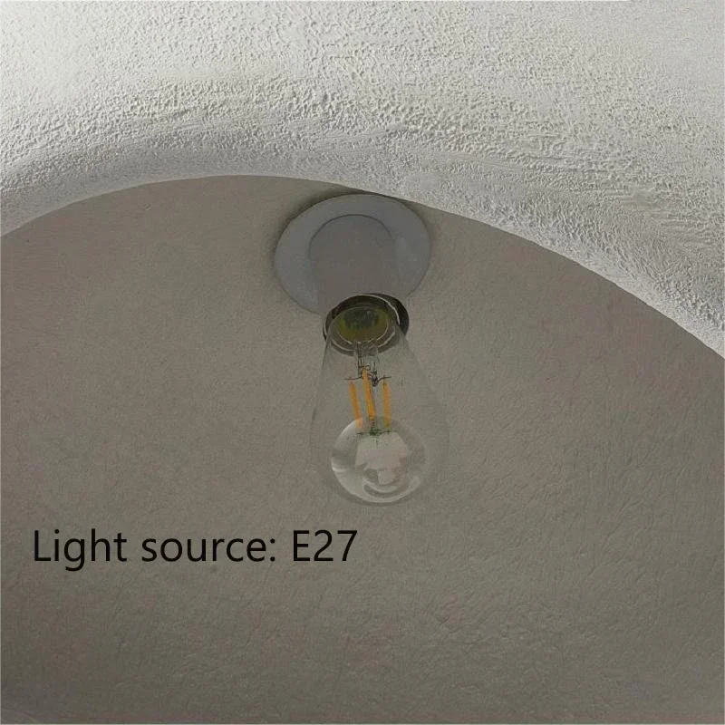 Nordic Wabi Sabi E27 LED Pendant Lights Modern Ceiling Chandelier  for Living Room Bedroom Dining  Loft Hanghing Lamp 6