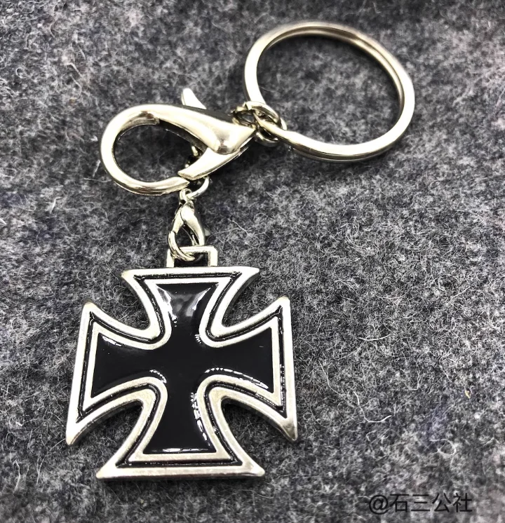 

Двухсторонний Железный крест, подвеска, Крест из прусского железа, немецкий брелок-подвеска